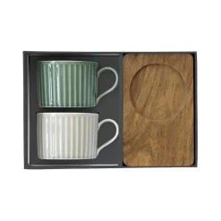 Easy Life Ensemble de 2 tasses en porcellaine TAKE A BREAK ASS4> Quotidienne|Petit Dejeuner