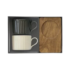 Easy Life Ensemble de 2 tasses en porcellaine TAKE A BREAK ASS3> Quotidienne|Petit Dejeuner