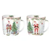 Easy Life Ensemble de 2 tasses JOYFUL SANTA> Noël|Petit Dejeuner