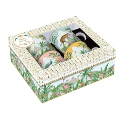 Easy Life Ensemble de 4 tasses PARADIS SAUVAGE> Ethnique|Petit Dejeuner