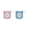 Easy Life Ensemble de 2 tasses SPRING PARADE> Romantique|Petit Dejeuner