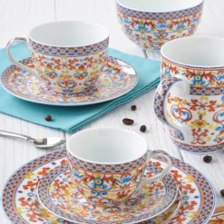 Easy Life Ensemble de deux tasses MEDITERRANEO ORANGE><noscript><img width=