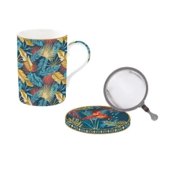 Easy Life Ensemble infuseur 350 ml EQUATORIAL> Coffret Cadeau|Petit Dejeuner