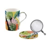 Easy Life Ensemble infuseur de 350 ml TROPICAL VIBES> Coffret Cadeau|Petit Dejeuner