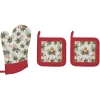 Easy Life Ensemble textile de cuisine – 1 gant et 2 maniques CHRISTMAS BERRIES> Noël|Christmas Berries