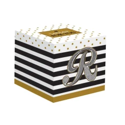 Easy Life Gobelet à café en porcelaine 100 ml dans une boîte A LETTER FOR YOU «R»> Tasse En Cadeau|Petit Dejeuner