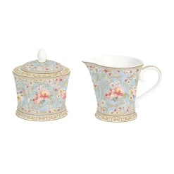 Easy Life Lattière et sucrier Majestic FLOWERS> Petit Dejeuner