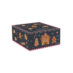 Easy Life Mug avec cuillère et sous-verre GINGERBREAD> Noël|Petit Dejeuner