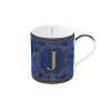 Easy Life Mug MONOGRAM J> Tasse En Cadeau|Petit Dejeuner