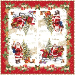 Easy Life Paquet de 20 serviettes en papier 33×33 cm CHRISTMAS MEMORIES> Noël|Christmas Memories