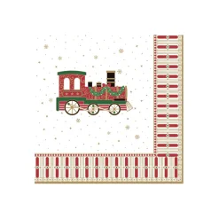 Easy Life Paquet de 20 serviettes POLAR EXPRESS> Noël|Services De Table En Porcelaine​