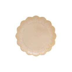 Easy Life Petite assiette beige FLEURI> Services De Table En Porcelaine​|Fleuri