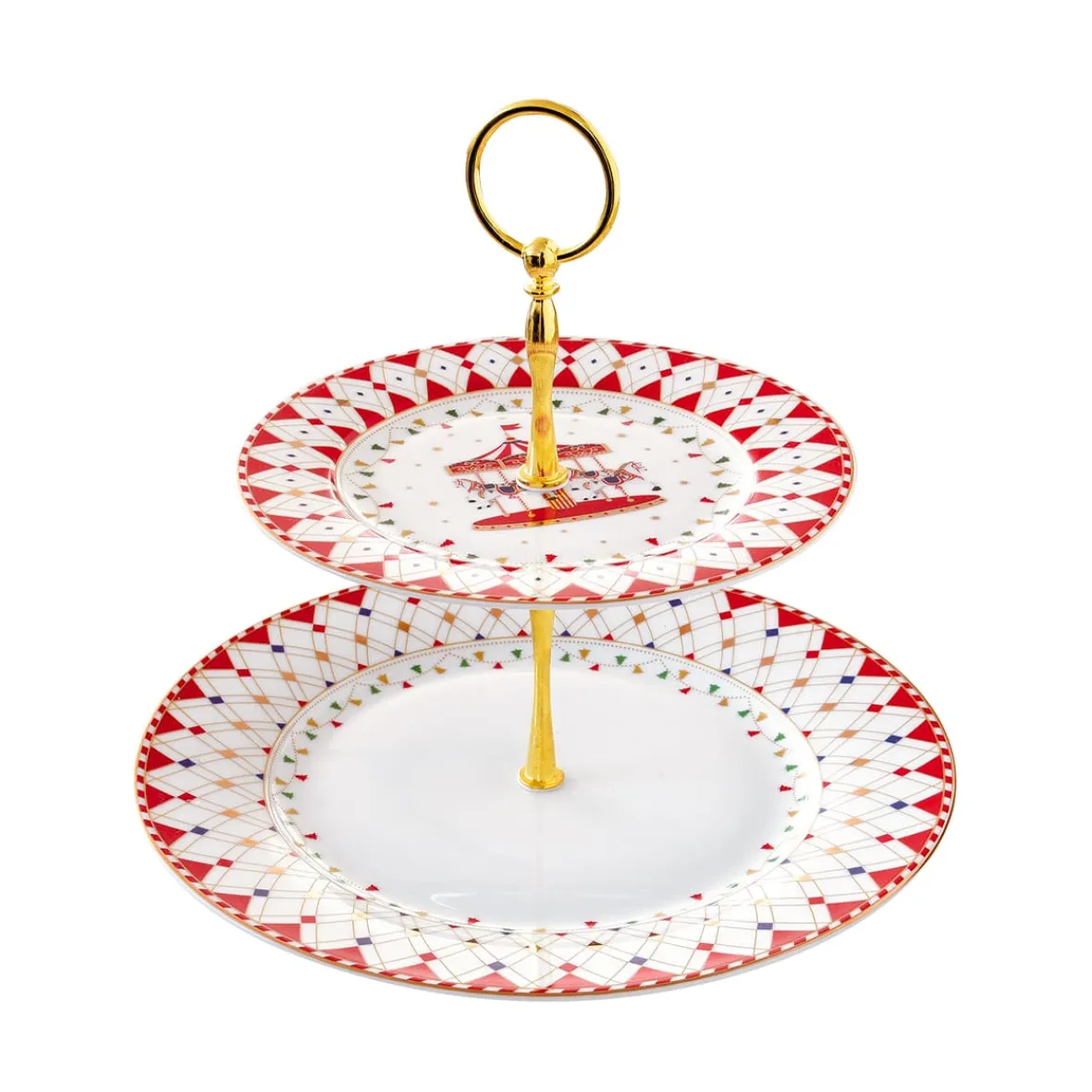 Easy Life Plat à gâteau à deux étages CHRISTMAS WONDERLAND> Noël|Petit Dejeuner