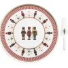 Easy Life Plat à gâteau avec spatule NUTCRACKER> Noël|Services De Table En Porcelaine​