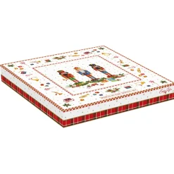 Easy Life Plat à gâteau avec spatule Vintage NUTCRACKER> Noël|Services De Table En Porcelaine​