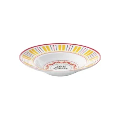 Easy Life Plat à pâtes en porcelaine PASTA & PIZZA LOVERS> Services De Table En Porcelaine​|Pizza & Pasta Lovers