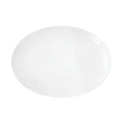 Easy Life Plat ovale blanc DROPS> Services De Table En Porcelaine​|Drops