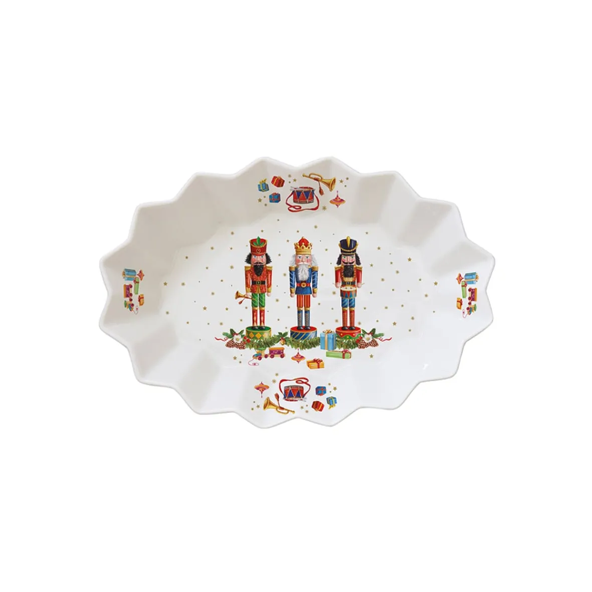 Easy Life Plat Ovale Vintage NUTCRACKER> Noël|Services De Table En Porcelaine​