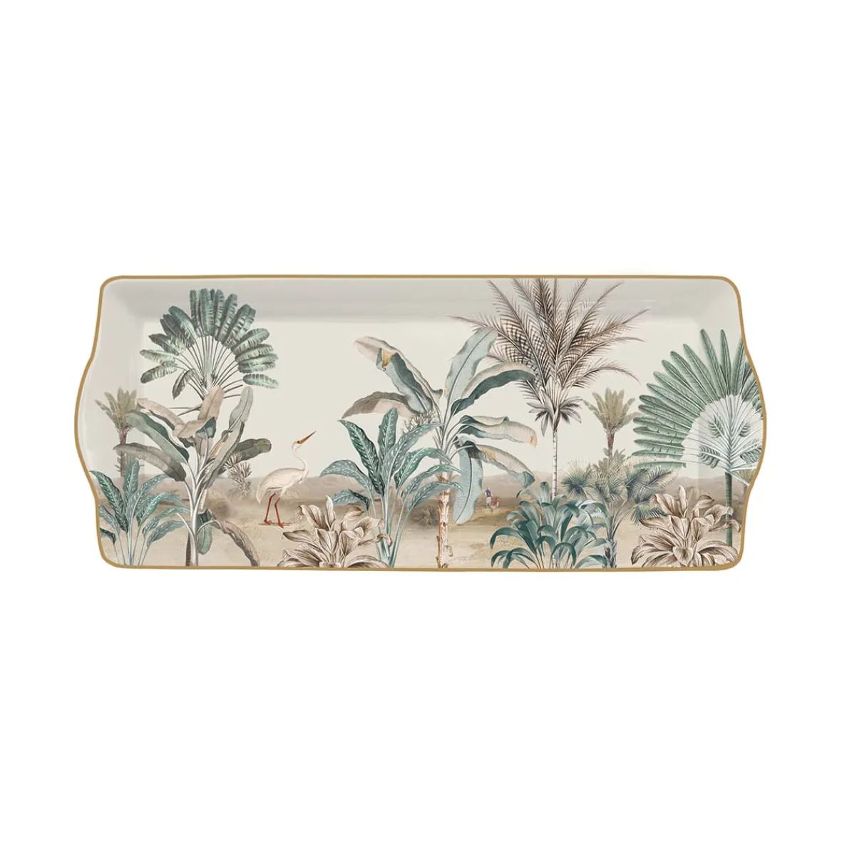 Easy Life Plateau 35×15 cm en porcelaine avec bordure en boite cadeau NOSTALGIC HEAVEN> Nature|Services De Table En Porcelaine