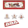 Easy Life Plateau avec 3 bols CHRISTMAS MEMORIES> Noël|Services De Table En Porcelaine​