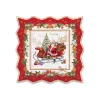 Easy Life Plateau de service en porcelaine de 30×30 cm CHRISTMAS MEMORIES> Noël|Services De Table En Porcelaine​