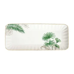 Easy Life Plateau de service rectangulaire, dimensions 36×16 cm EXOTIQUE> Ethnique|Services De Table En Porcelaine​