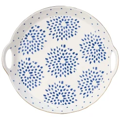 Easy Life Plateau rond en porcelaine de Ø 30 cm ELEGANCE><noscript><img width=