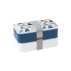 Easy Life Porte-repas avec 2 compartiment GEOMETRIC1> Lunch Box