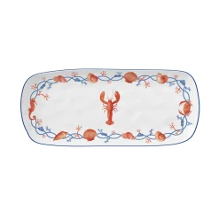 Easy Life Service de plateau 40 x 17,5 cm CÔTE DE MER> Services De Table En Porcelaine​|Côte De Mer