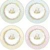 Easy Life Set 4 assiettes à dessert HAPPY EASTER> Services De Table En Porcelaine​|Happy Easter