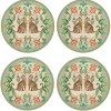 Easy Life Set de 4 assiettes à dessert JUNGLE VIBES> Services De Table En Porcelaine​|Jungle Vibes