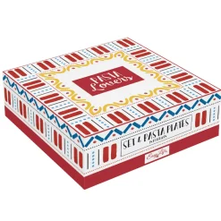 Easy Life Set de 4 assiettes à pasta PASTA & PIZZA LOVERS><noscript><img width=