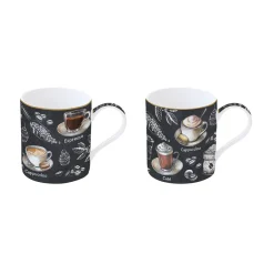 Easy Life Set de 2 tasse BARISTA> Petit Dejeuner