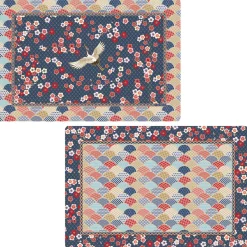 Easy Life Set de table réversible imprimé recto/verso, 45×30 cm OKINAWA> Coffret Cadeau|Services De Table En Porcelaine​