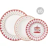 Easy Life Set de vaisselle 18 pcs CHRISTMAS WONDERLAND> Noël|Services De Table En Porcelaine​