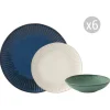 Easy Life Set de vaisselle 18 pcs GALLERY MIX> Moderne|Services De Table En Porcelaine​