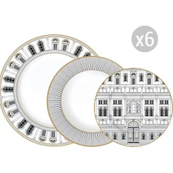 Easy Life Set de vaisselle 18 pièces PALAZZO> Ethnique|Services De Table En Porcelaine​