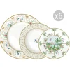 Easy Life Set de vaisselle 18 pièces PARADIS SAUVAGE> Ethnique|Services De Table En Porcelaine​