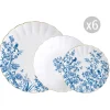 Easy Life Set de vaisselle 18 pièces PARADISE GARDEN> Nature|Services De Table En Porcelaine​