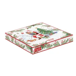 Easy Life Soucoupe JOYFUL SANTA> Noël|Services De Table En Porcelaine​