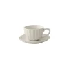 Easy Life Tasse avec soucoupe GALLERY WHITE> Moderne|Petit Dejeuner