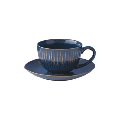 Easy Life Tasse avec soucoupe GALLERY BLUE> Moderne|Petit Dejeuner