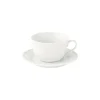 Easy Life Tasse de 250 ml avec soucoupe Tiffany WHITE> Moderne|Petit Dejeuner