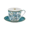 Easy Life Tasse de petit déjeuner avec soucoupe Atmosphere JUNGLE> Coffret Cadeau|Petit Dejeuner