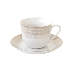 Easy Life Tasse de petit déjeuner avec soucoupe FESTIVE> Petit Dejeuner|Festive