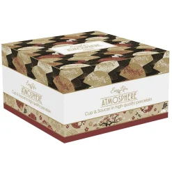 Easy Life Tasse de petit-déjeuner avec assiette KIMONO> Coffret Cadeau|Petit Dejeuner