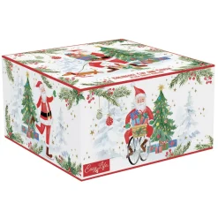 Easy Life Tasse de petit-déjeuner avec assiette JOYFUL SANTA> Noël|Petit Dejeuner