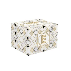 Easy Life Tasse en porcelaine de 350 ml MONOGRAM E> Tasse En Cadeau|Petit Dejeuner