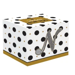 Easy Life Tasse individuelle 350 ml en porcelaine dans une boîte A LETTER FOR YOU «N»> Tasse En Cadeau|Petit Dejeuner