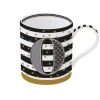 Easy Life Tasse individuelle 350 ml en porcelaine dans une boîte A LETTER FOR YOU «O»> Tasse En Cadeau|Petit Dejeuner